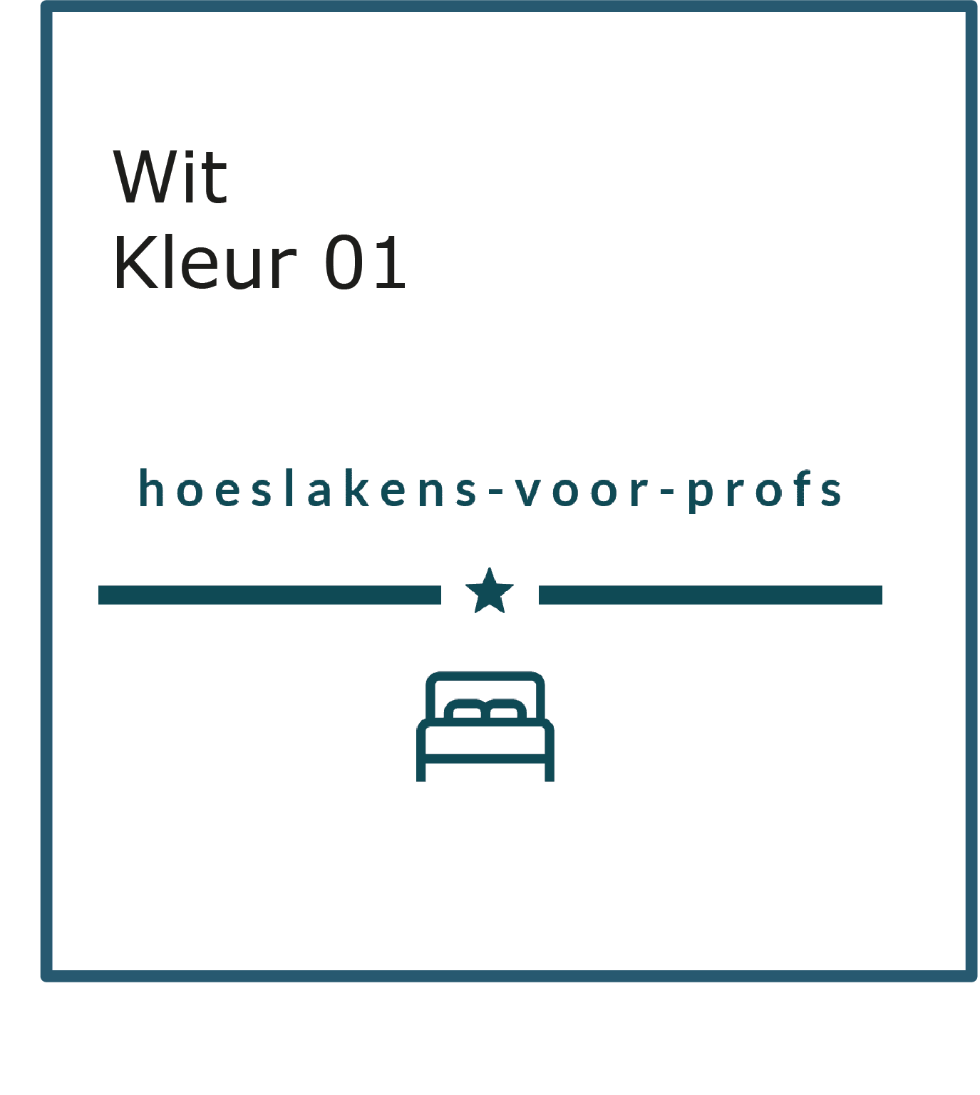 Tencel Hoeslaken Exclusive, wit