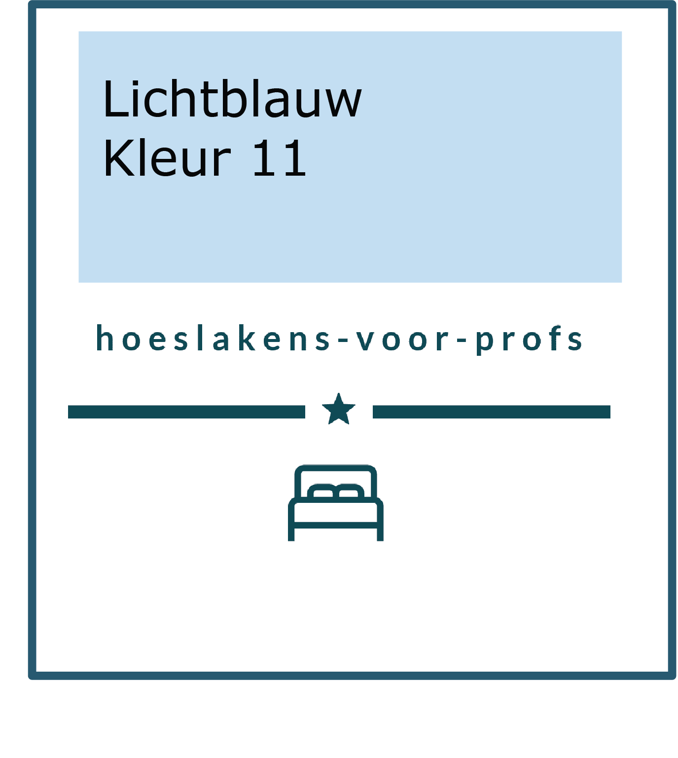 Tencel Hoeslaken voor standaard matras, kies hier een van de blauw tinten