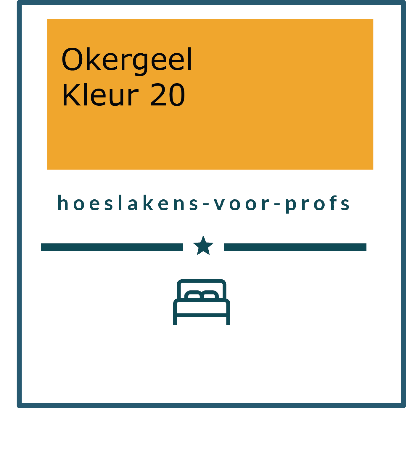 Tencel Hoeslaken voor standaard matras, kies hier een van de geel tinten
