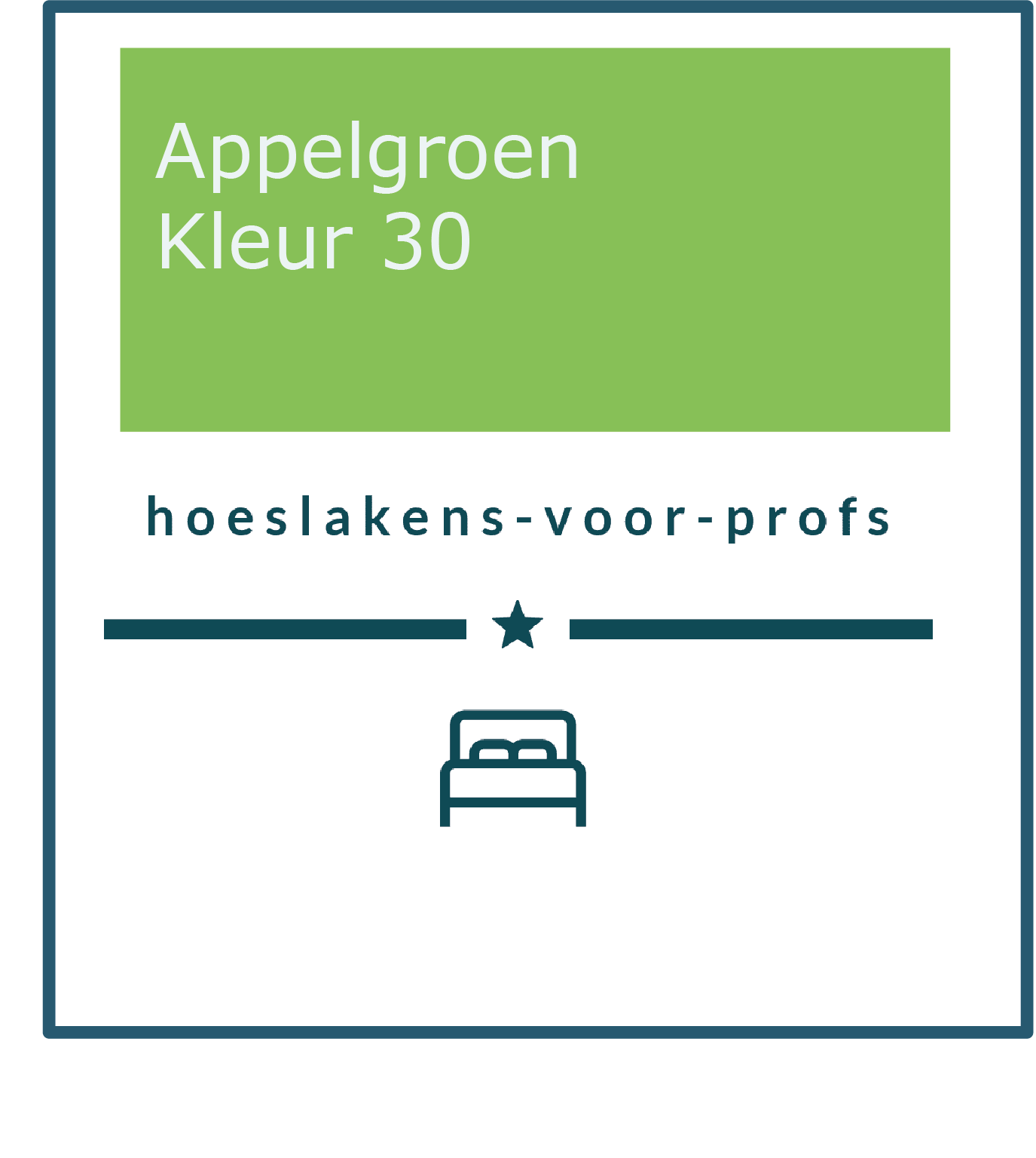 Tencel Hoeslaken voor standaard matras, kies hier een van de groen tinten