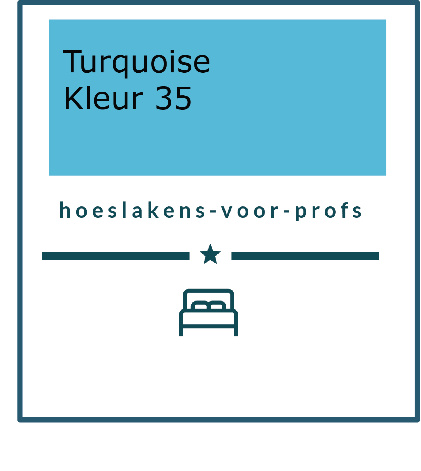 Tencel Hoeslaken voor standaard matras, kies hier een van de blauw tinten