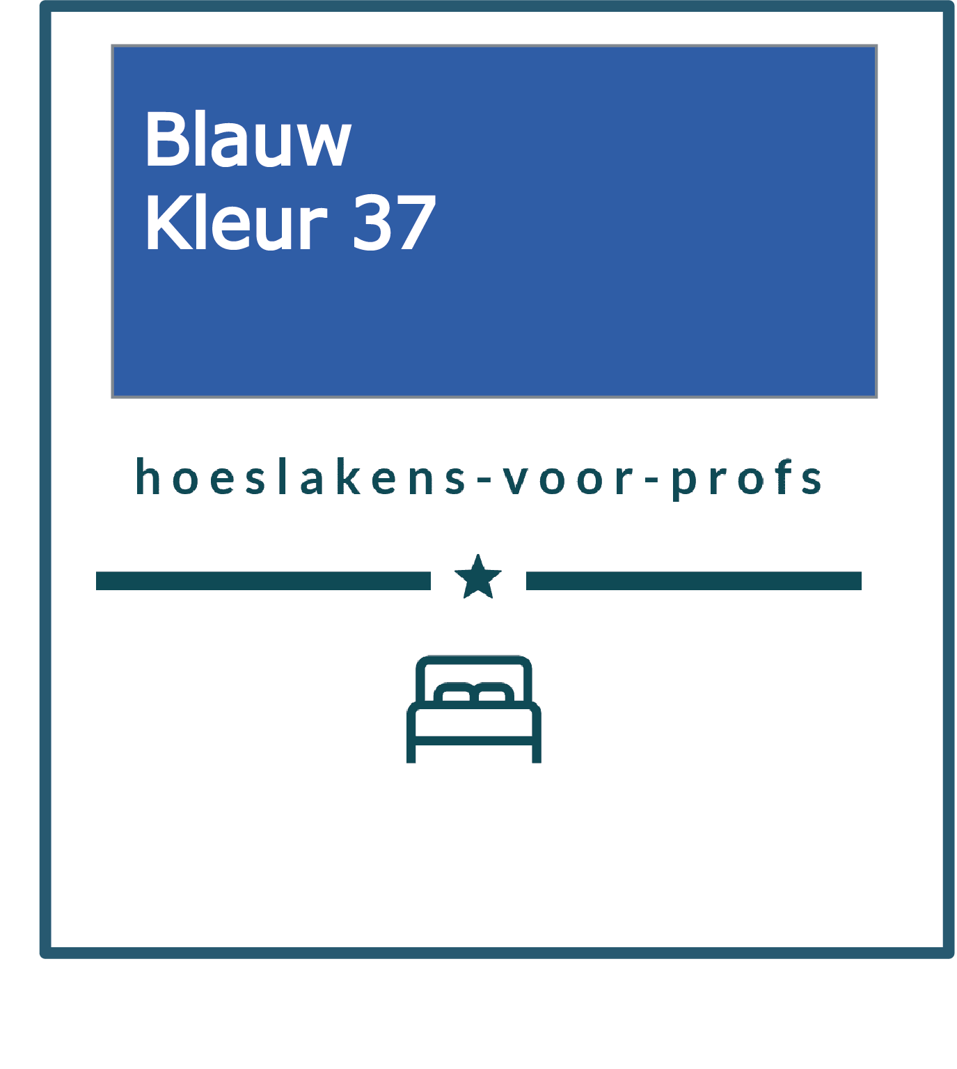 Tencel Hoeslaken voor standaard matras, kies hier een van de blauw tinten