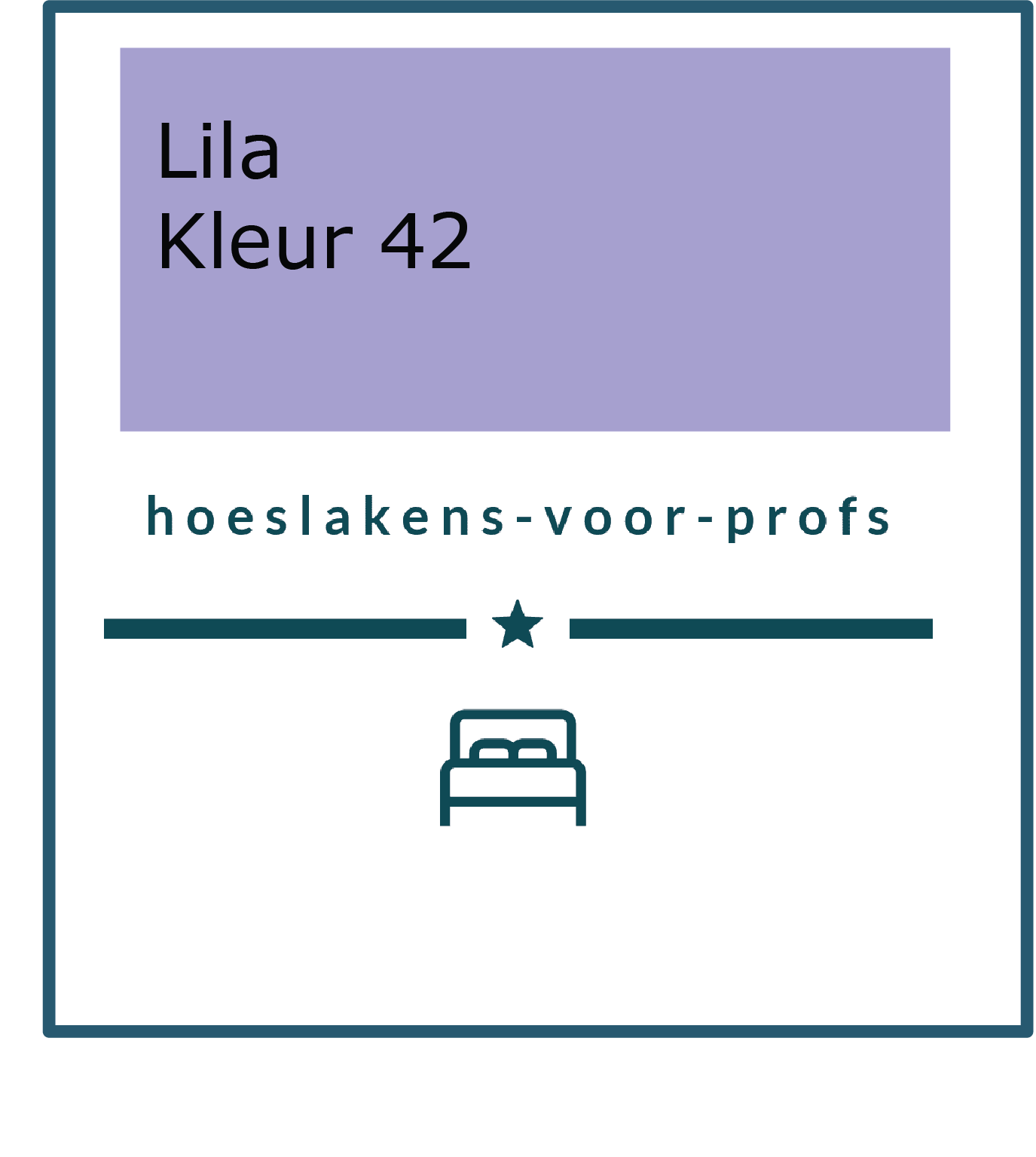 Tencel Hoeslaken voor standaard matras, kies hier een van de paars tinten