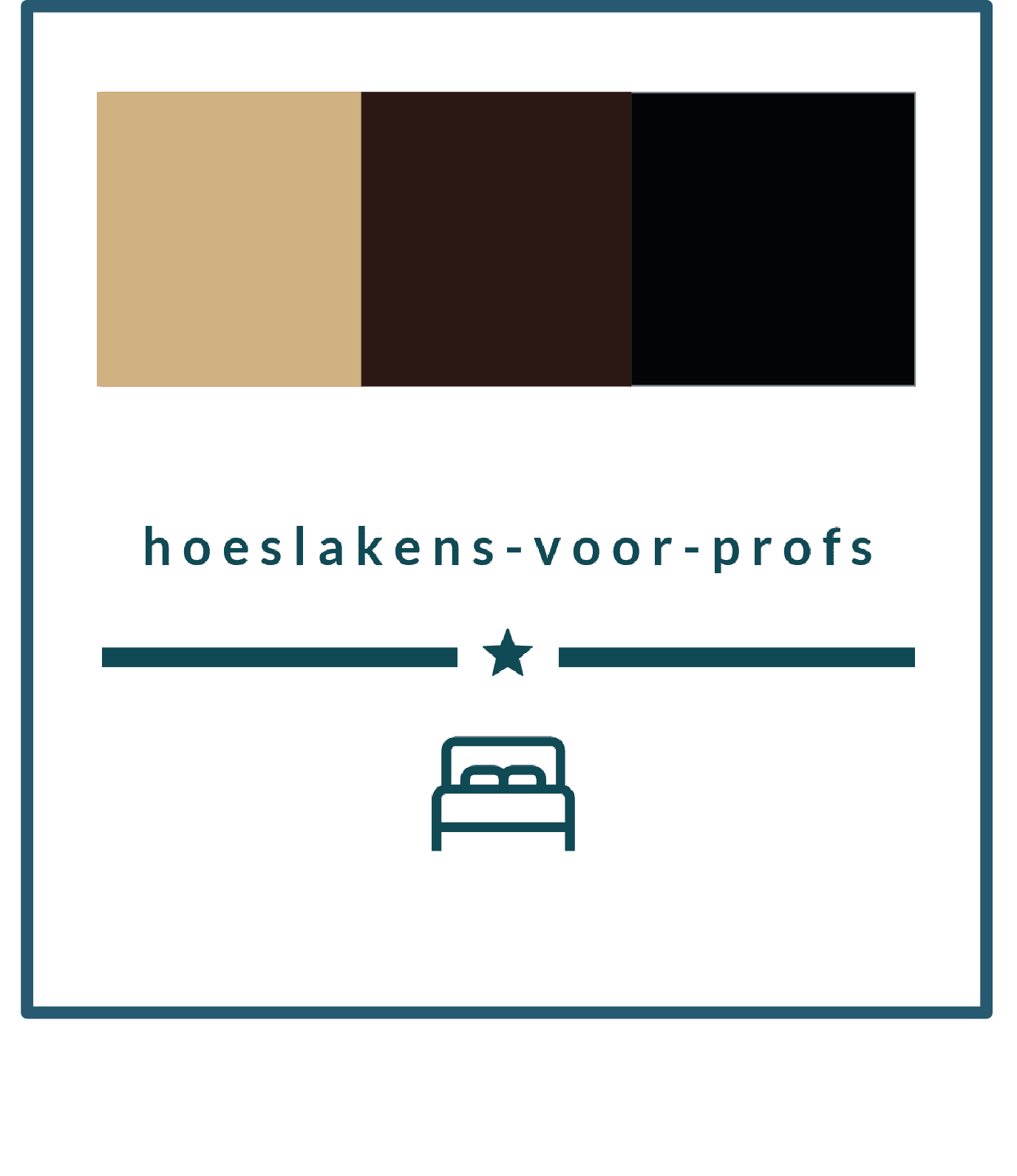 Split Hoeslaken voor topmatras of topper: 1 split, kies beige, bruin of zwart