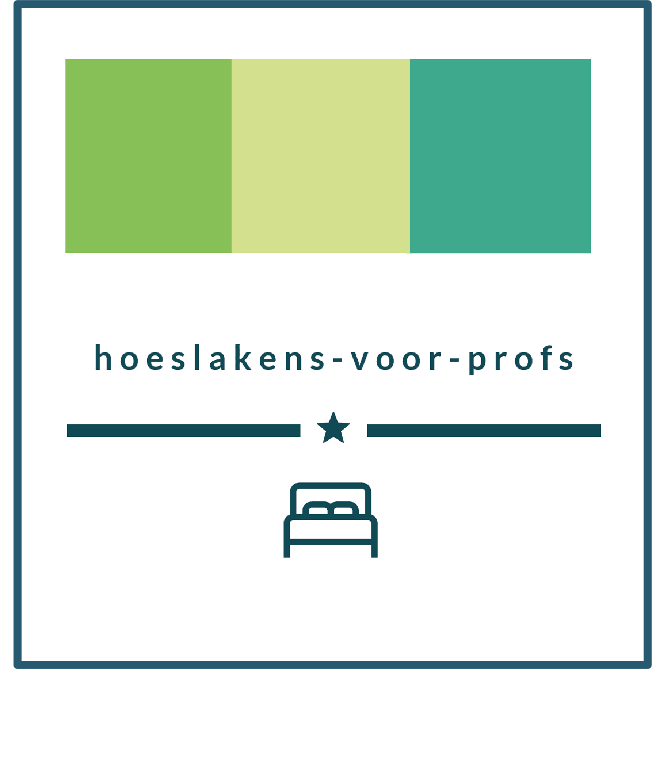 Split Hoeslaken voor topmatras of topper: 1 split, kies groentint