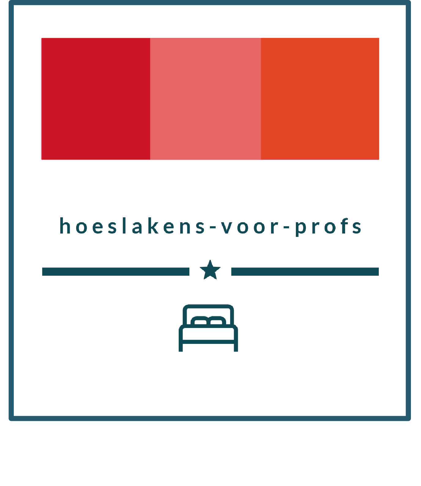 Split Hoeslaken voor topmatras of topper: 1 split, kies roodtint