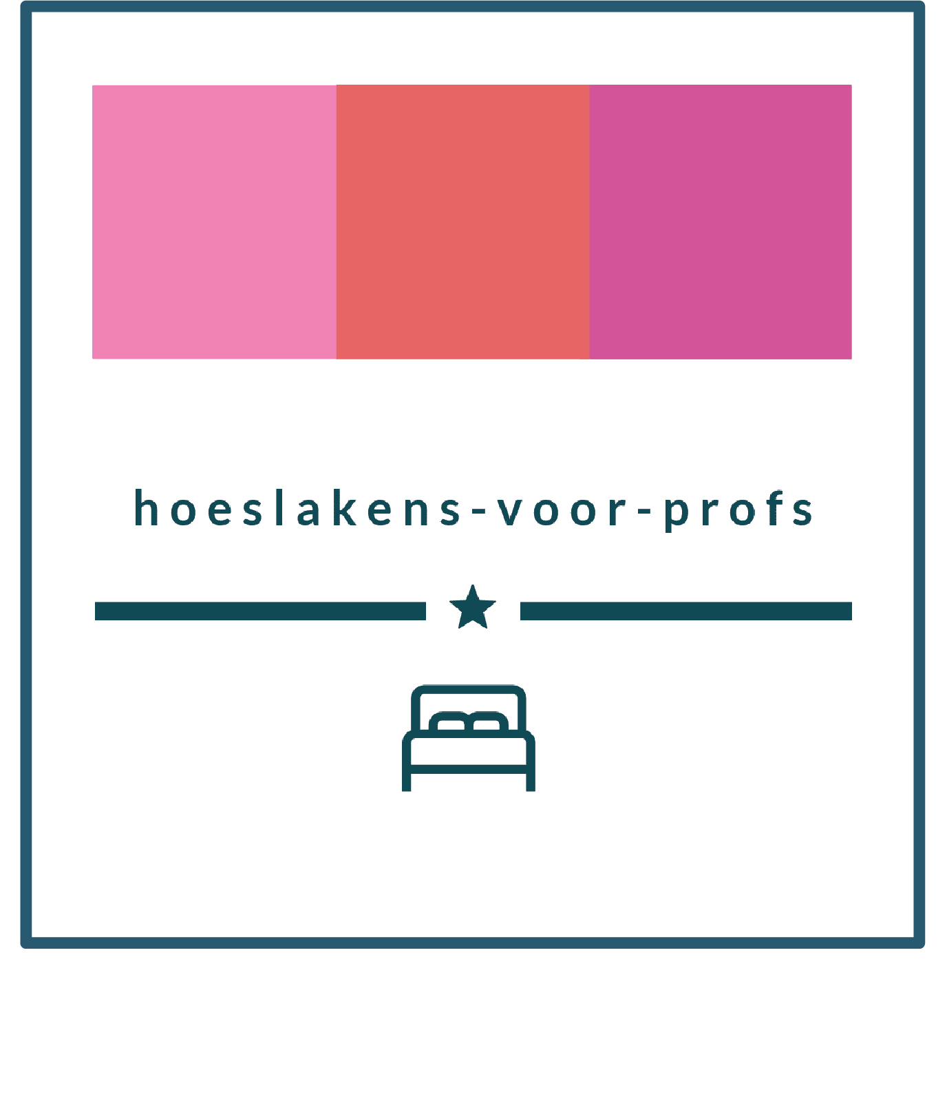 Split Hoeslaken voor topmatras of topper: 1 split, kies rozetint